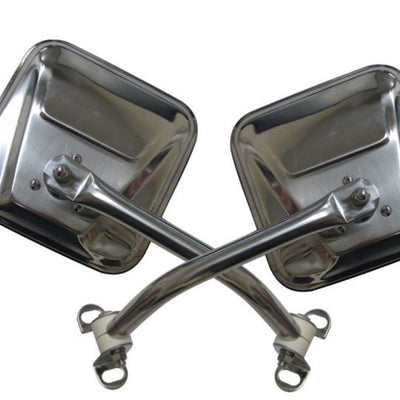Rampage 1976-1983 Jeep CJ5 Mirror Kit - אל חלד