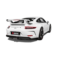 Akrapovic 2018 Porsche 911 GT3 (991.2) Slip-On Race Line (טיטניום) עם סט צינור זנב טיטניום