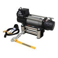 Superwinch 11500 LBS 12V DC 3/8in x 84ft חבל פלדה Tiger Shark 11500 Winch