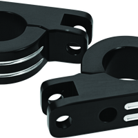 Bikers Choice Black Billet Highway Peg Mounts עבור 1.25 אינץ' מגן מנוע אוניברסלי מותאם אישית Pr