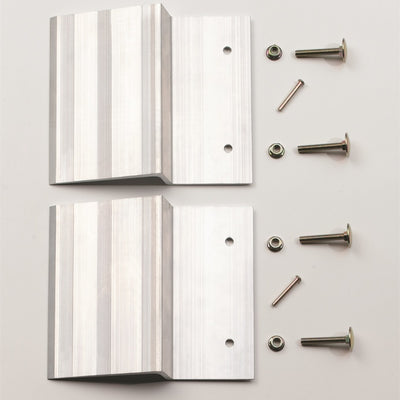 ערכת רמפה אוניברסלית לונד עבור קרשים של 2X8 אינץ' עד 2X10 אינץ' 9X7.5X2.25 אינץ' - כסף