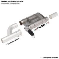 QTP 3 אינץ' ריתוך 304SS משתיק קול עם חותך חשמלי QTEC