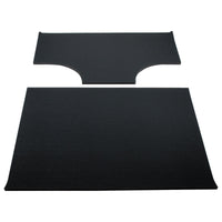 DEI 03-06 ג'יפ רנגלר TJ 2 דלתות עם רמקול פודס Boom Mat Headliner - 2 חלקים - שחור