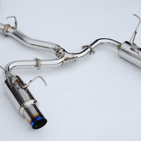 Invidia 2022+ סובארו WRX N1 Twin Outlet Single Layer Tip Cat-Back Exhaust
