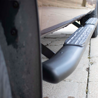 Fishbone Offroad 09-14 Ford F150 Extended Super Cab מדרגות צד סגלגלות - מרקם שחור