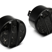 Raxiom 07-18 ג'יפ רנגלר JK Axial LED איתותים קדמיים (מעושן)