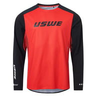 USWE Lera Off-Road Jersey Adult Flame Red - קטן