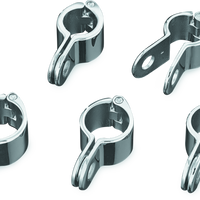 Kuryakyn 1.35 אינץ' מגנום מהדק מהיר כרום (כל אחד)