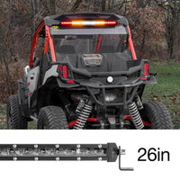XK Glow Super Slim Offroad LED Chase Bar 4 מצבים 72w 26in