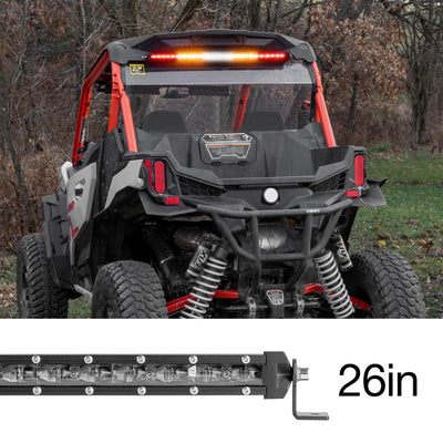 XK Glow Super Slim Offroad LED Chase Bar 4 מצבים 72w 26in