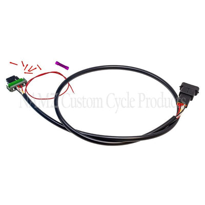 NAMZ 14-23 V-Twin Road King/Sportster Plug-N-Play מד מהירות ורתמת הארכת מכשירים 36 אינץ'.