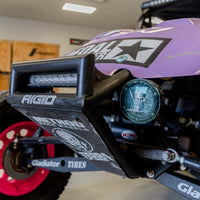 תעשיות קשיחות x SHREDDY 360-Series 4in Lights w/Wt Bcklght (2) + 6 Covers (2 ורוד/2 Teal/2 Blk)