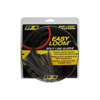 DEI Split Wire Sleeve Easy Loom 13mm-1/2in x 12 שחור
