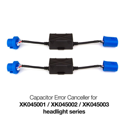 XK Glow Error Canceller Capacitor Lite Elite RBG נורות פנסים (2 ב-1) - H13