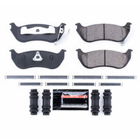 Power Stop 03-07 ג'יפ ליברטי אחורי Z23 Evolution רפידות בלם ספורט עם חומרה