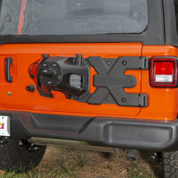 Rugged Ridge Spartacus HD יציקת ציר מנשא צמיגים 18-20 ג'יפ רנגלר JL