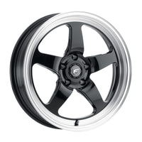 Forgestar D5 Drag 17x11 / 5x120.65 BP / ET43 / 7.8in BS גלגל שחור מבריק