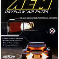 AEM 07-10 Jeep Wrangler 3.8L V6 11.75in O/SL x 8.25in O/SW x 1.5in H DryFlow Air Filter