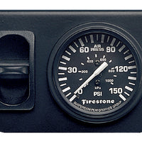 לוח בקרה פנאומטי לפילוס מתכוונן אוויר Firestone עם מד יחיד 0-150psi (WR17602149)