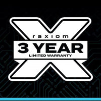 Raxiom 97-18 ג'יפ רנגלר TJ/JK צירי 7 אינץ' פנסי LED עם RGB Halo- Blk Hsng (עדשה שקופה)