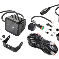 Hella Universal Black Magic 3.2in LED Cube Kit - Spot Beam