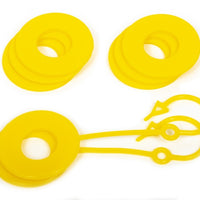 Daystar Yellow D Ring Isolator עם ערכת מכונת כביסה נעילה