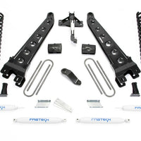 Fabtech 19-20 Ford F450/F550 4WD דיזל 6in Rad Arm Sys w/coils & Perf Shks