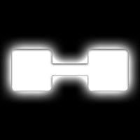 ORACLE Lighting תגי אותיות לד אוניברסלי מואר - מט גימור משטח - H ראה אחריות