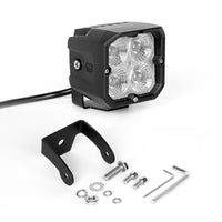 XK Glow XKchrome 20w LED Cube Light עם אור RGB Accent - קרן הצפה