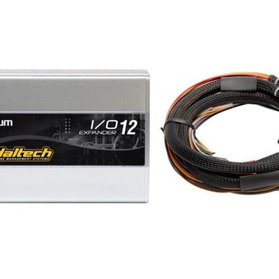 Haltech IO 12 Expander Box A מבוסס CAN 12 ערוצים עם רתמת עופרת מעופפת
