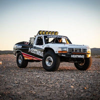 KC HiLiTES 8 אינץ'. כיסוי רך עגול HID (זוג) - שחור עם לוגו KC מוברש צהוב