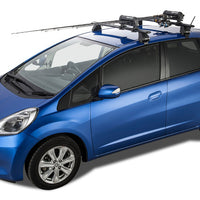 מנשא סקי אוניברסלי Rhino-Rack - מתאים ל-2 זוגות מגלשיים - שחור