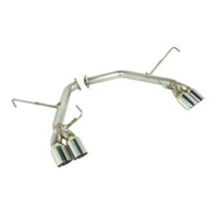 הערה 15-18 סובארו SPT WRX/STI אגזוז אחורי עם קצה קיר יחיד מנירוסטה