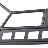 Fishbone Offroad 97-06 Jeep Wrangler TJ דלתות צינור קדמיות - פלדה בעלת מרקם שחור