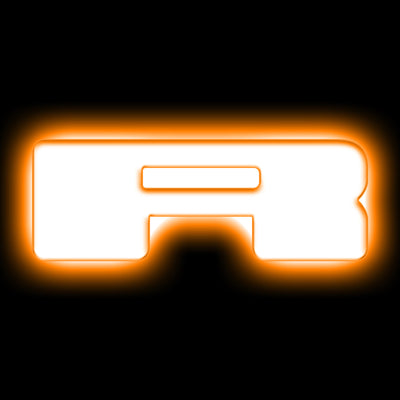 ORACLE Lighting תגי אותיות לד אוניברסלי מואר - מט גימור משטח - R ראה אחריות