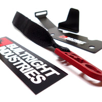 BuiltRight Industries 09-20 Ford F-150/Raptor (09-14 SuperCrew בלבד) שחרור מושב אחורי - רצועה שחורה