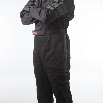 RaceQuip Black SFI-1 1-L Suit - בינוני גבוה