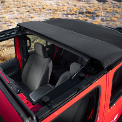 השתוללות 2018-2021 ג'יפ רנגלר JL 4 דלתות Trailview Fastback - יהלום שחור