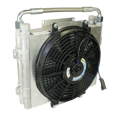 BD Diesel Xtrude Trans Cooler - מוערם כפול (ללא ערכת התקנה)