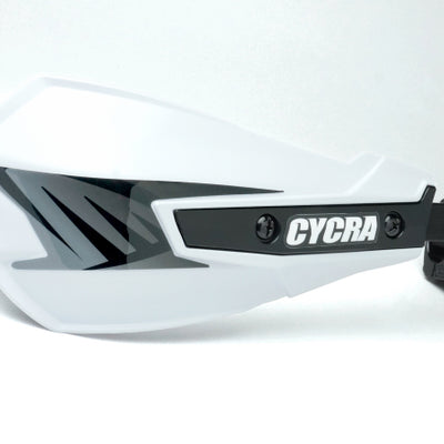 Cycra Vortex Hand Guard/w אוניברסלי U-Clamps - לבן