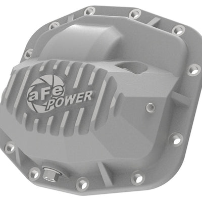aFe Street Series Cover Front Differential Cover Raw 2018+ Jeep Wrangler (JL) V6 3.6L (Dana M186)