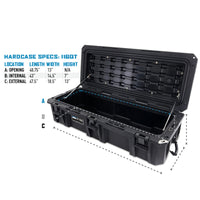 Borne Off-Road Hard Case 116QT אפור בהיר