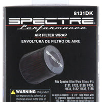 Spectre Universal Pre-Filter Wrap 6 אינץ'. x 6.125 אינץ'. - שחור