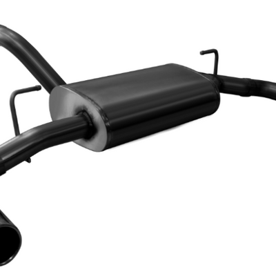 קורסה 2018-2024 ג'יפ רנגלר JL 2.5 אינץ' יציאה אחורית כפולה טיפים שחורים אגזוז סרן-גב ספורט