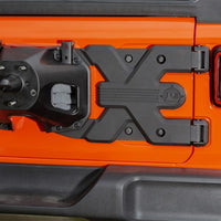 Rugged Ridge Spartacus HD יציקת ציר מנשא צמיגים 18-20 ג'יפ רנגלר JL