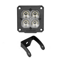 XK Glow Flush Mount XKchrome 20w קוביית LED עם ערכת אור הדגשה RGB עם Cntrlr - קרן הצפה 2 יחידות