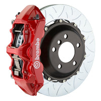 Brembo 06-09 Honda Honda S2000 Front GT BBK 6 בוכנה יציקת 355x32 2pc רוטור מחורץ סוג-3-אדום