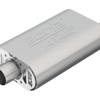 משתיק קול בורלה ארגז SBC חם 350/383 2.5 אינץ' אופסט/מרכז 14 אינץ' x 4.35 אינץ' x 9 אינץ' אובלי אטק משתיק קול