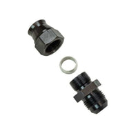 מתאם התאמה מאלומיניום Moroso 8AN Male to 1/2in Tube Compression - שחור