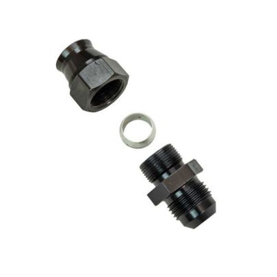 מתאם התאמה מאלומיניום Moroso 8AN Male to 1/2in Tube Compression - שחור